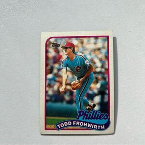 Topps Todd Frohwirth Phillies Baseball Card